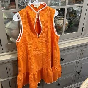 Umgee, Women’s Orange Sleeveless Top, Size Medium - So Adorable